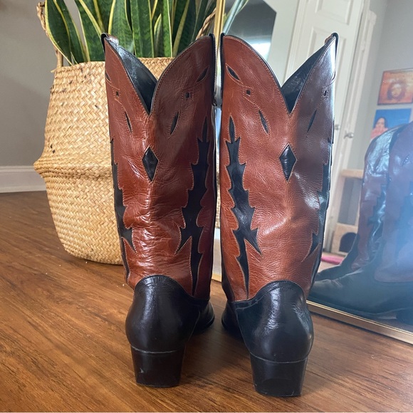 Vintage VanEli Cowboy boots in excellent condition - Picture 4 of 5